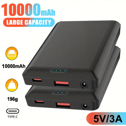 DC5V 3A Stable Output Power Bank 10000mAh Rechargeable Battery Pack for Heated Vest Jacket Scarf Gloves Heated Clothing Electric Heating Equipment Portable USB-C Charger