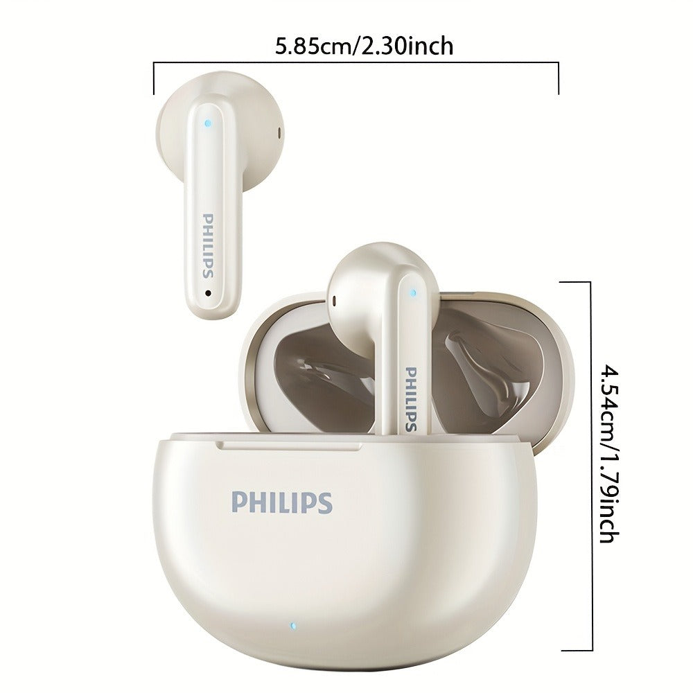 Bluetooth 5.4 Semi-Open Earbuds True Wireless TWS Charging Case Noise Cancelling Mic 20H Playtime Type-C Charging Sports Travel Home Office Wireless Earphones Blue Black White
