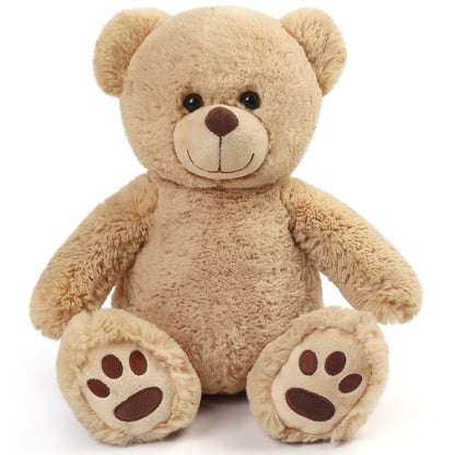 Plush Toy – Classic Brown Teddy Bear with Seated 10-Inch Format for Cuddly Display and Gifting