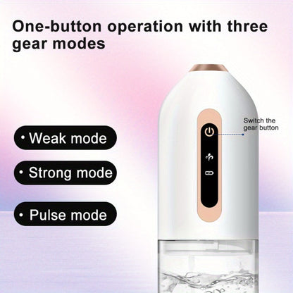 USB Rechargeable Electric Toothbrush and Water Flosser Set with Three Modes, Four Heads and Four Nozzles