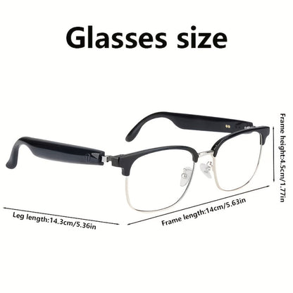ChatGPT AI Smart Glasses with 8MP HD Camera – Real-Time Translation, Wireless Calling, Blue Light Protection, Dual Mic ENC, Touch Control, Photochromic & Camera-Free Variants for Men Women