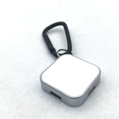 Portable Watch Charging Case with Carabiner, Square Magnetic Cradle and Six Color Checkout Options