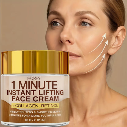Anti-Aging Face Cream with Retinol & Collagen 2.12oz - Instant Firming Lifting Deep Hydration Smooths Fine Lines Enhances Radiance Elasticity Anti-Sagging for Women