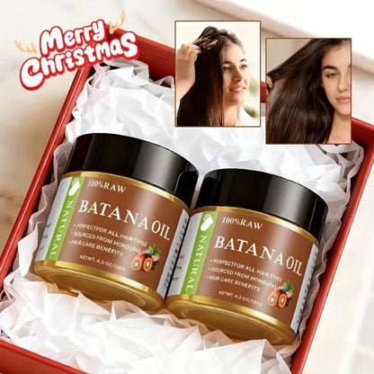 Batana Oil for Hair Growth 2-Pack - Honduras Pure Batana Hair Oil for Dry Damaged Hair, Deep Moisturizing Scalp Treatment, Nourishes All Hair Types, Value Twin Pack