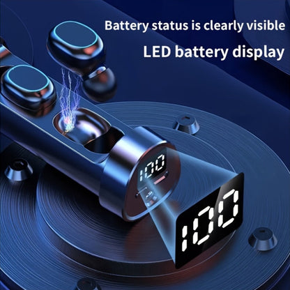 True Wireless Earbuds with Torchlight Charging Case, Touch Controls, Built-In Microphone and USB Charging