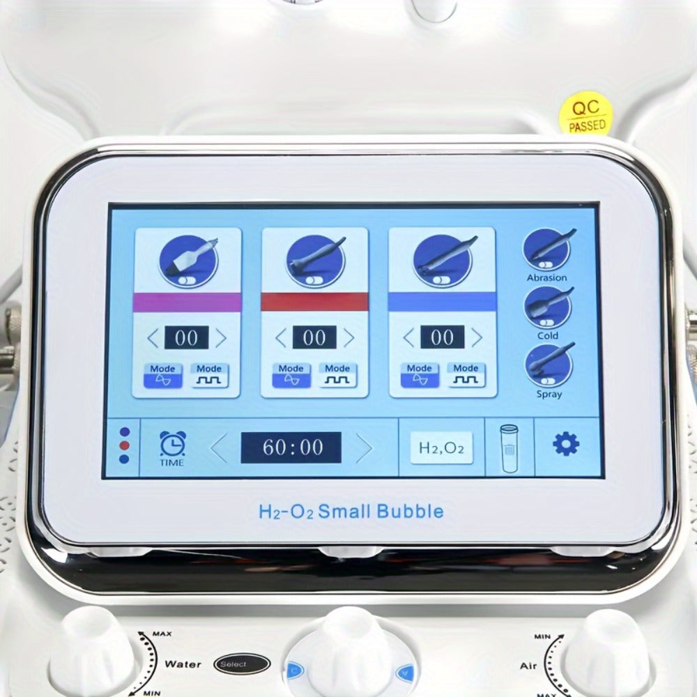 Hydrogen Oxygen Microbubble Facial Machine 6-in-1 / 7-in-1 – Dual Pump Deep Cleansing Skin Rejuvenation Beauty Device for Home Spa Use, Optional Face Mask Included