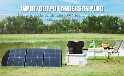 RV Battery Box Power Center Group 24-31 Smart Battery Holder with QC3.0 PD Fast Charge USB DC Ports for LiFePO4 Lithium Lead Acid Trailer Camper Van