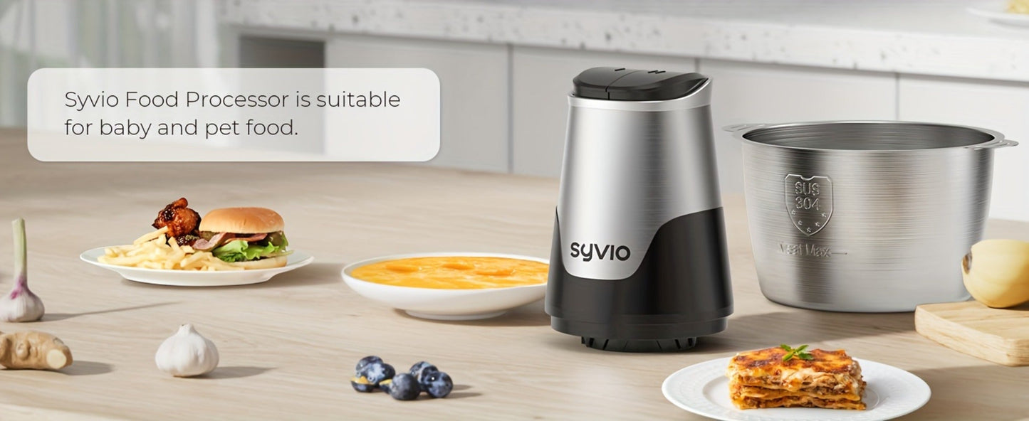 Mini Food Processor with Compact Motor Head, Two-Speed Top Control and Three Bowl-and-Blade Set Options