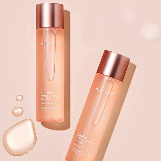 Collagen Face Toner 140ml Triple Collagen Deep Hydration Plumping Toner with Hyaluronic Acid Niacinamide Fast Absorbing Korean Skincare for All Skin Types Paraben Free
