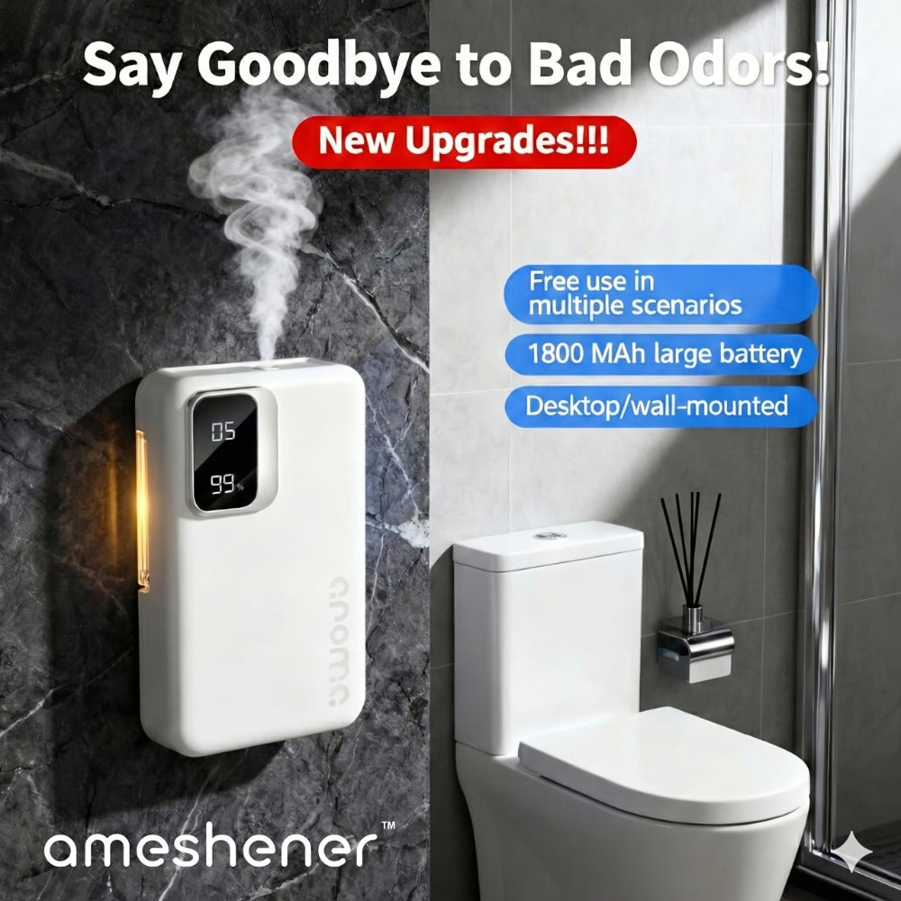 Ultrasonic Essential Oil Diffuser 1800mAh USB Rechargeable – 7-Level Fine Mist Control, Cordless Aromatherapy for Bedroom Bathroom Office, Odor Eliminator Home Diffuser Gift Set with Essential Oils