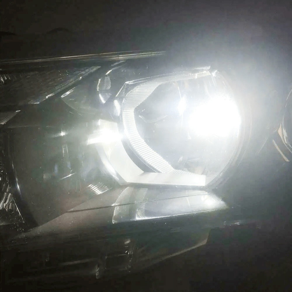 9005 H11 LED Headlight Bulbs 4 Pack - 36000LM 6000K Bright White High Low Beam, 3570 CSP Chips 360° Beam, 12V 24V Plug & Play, 50000Hr Lifespan Car Truck Headlight Upgrade