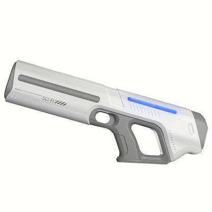 Electric Pulse-Light Water Blaster with Auto-Suction Refill, 16.54-Inch Body and Three Color Options