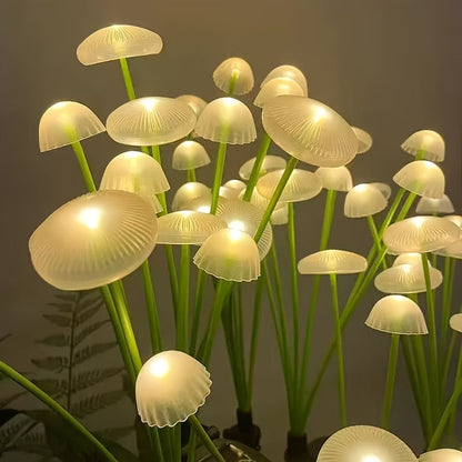 Solar Garden Path Lights IP65 Waterproof Outdoor Stake Lights 32/64 LED Warm White for Lawn Yard Walkway Wedding Christmas Halloween Decoration