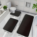 SET OF 3 BLACK
