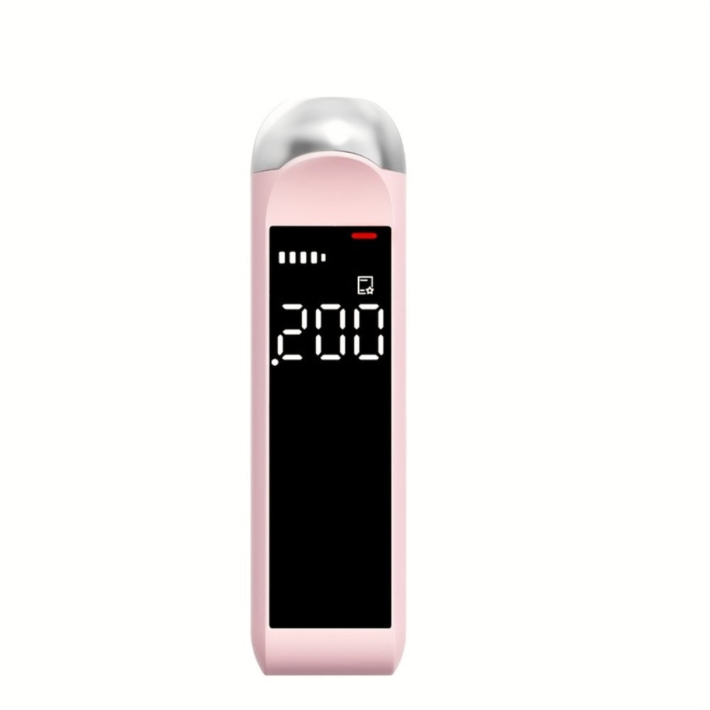 Rechargeable Breathalyzer Alcohol Tester – Professional Digital Breath Alcohol Detector, Portable Personal Breathalyzer with LCD Display, Available in Green, Black & Pink