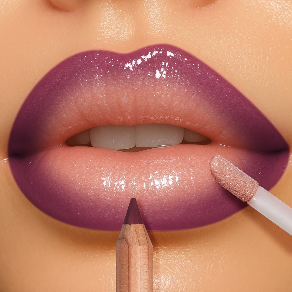 Lip Color and Liner Duo with Eight Recorded Shade Options from 14 Through 24 and Pink-Cap Tube