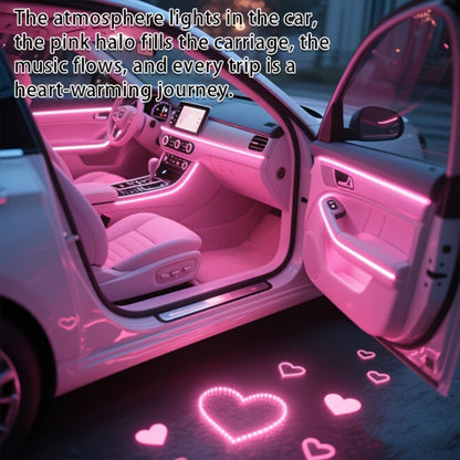 7-Color LED Car Interior Light Strip 118" Flexible USB 5V App Control Music Sync RGB Neon Ambient Lighting for Dashboard Center Console Decoration, Cars Trucks SUVs Tech Enthusiast Upgrade