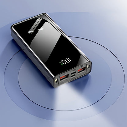 Power Bank 50000mAh 22.5W Two-Way Charging with Dual Input/Output and Digital Display in Black or Red