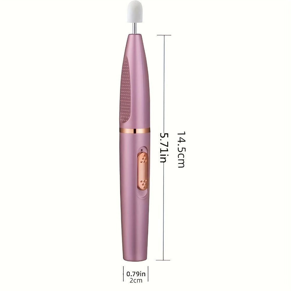 Electric Nail Drill Kit 11-Bit Variable Speed Portable Nail Grinder Machine for Gel Acrylic Natural Nails – Professional Manicure Buffing Filing Cuticle Removal Tool for Home Salon Use Pink