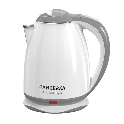 PANCERKA 1.8L Electric Kettle with 1000W Heating and Stainless Steel Interior in Pink or White