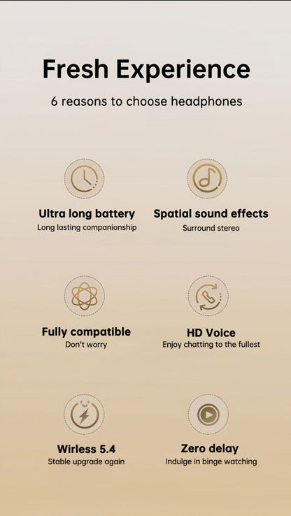 ANC Wireless Earbuds Acer Official TWS In-Ear Active Noise Cancellation Spatial Audio for Bedside Audio, Alarms and Room Entertainment