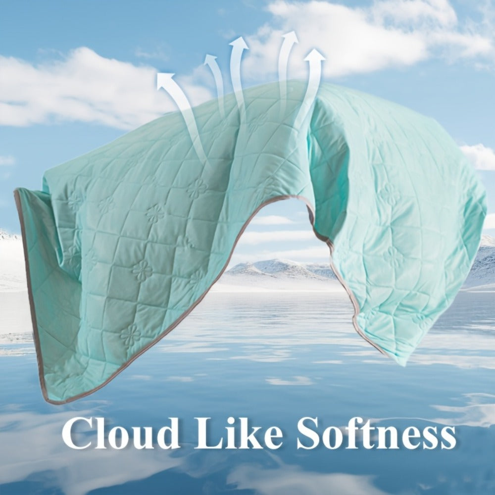 Embossed Diamond-Pattern Summer Blanket in Six Colors with Throw, Twin and Full Size Labels