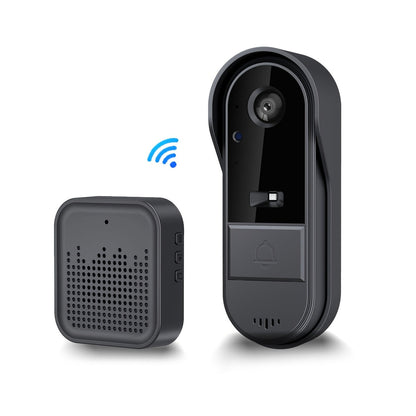 Video Doorbell Camera with Tuya App Marking, Night View, Two-Way Audio, Voice Changer and Single or Two-Pack Options