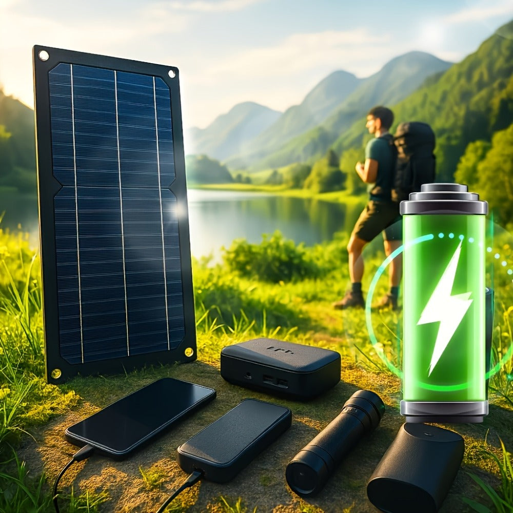Monocrystalline Solar Panel Kit 18V with 100A Charge Controller – Portable High-Efficiency Solar Charger for RV, Camping, Outdoor Travel & Fishing, 12V/24V Off-Grid Power System with Extension Cable & Battery Clamps