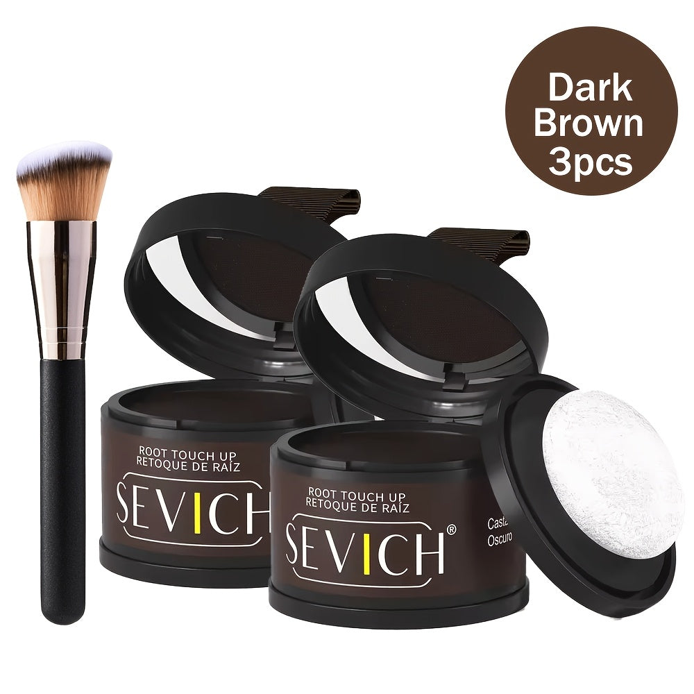 Root Touch-Up Hairline Powder Compact in Thirteen Shades with Exact Two- or Three-Piece Options