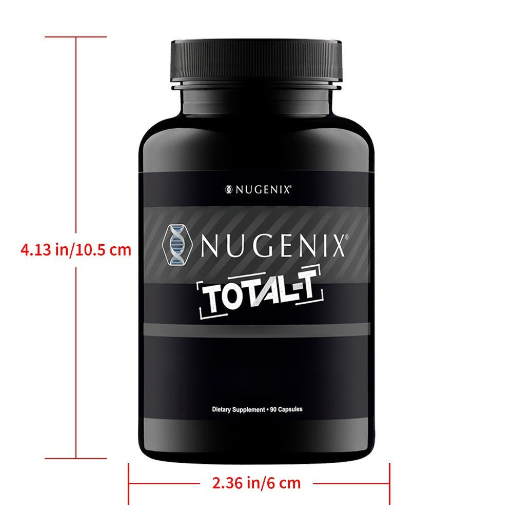 Testosterone Support Supplement for Men Total-T - Supports Free and Total Testosterone Levels, Natural Male Vitality & Strength Formula - 90 Tablets
