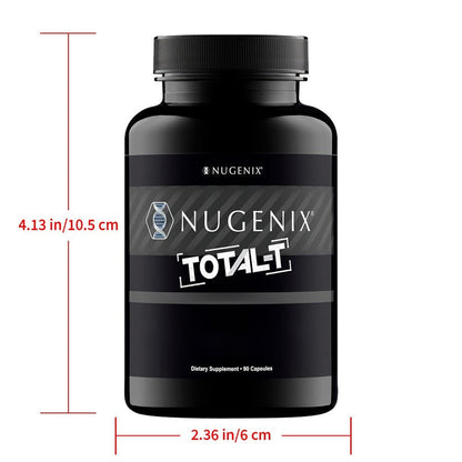 Testosterone Support Supplement for Men Total-T - Supports Free and Total Testosterone Levels, Natural Male Vitality & Strength Formula - 90 Tablets