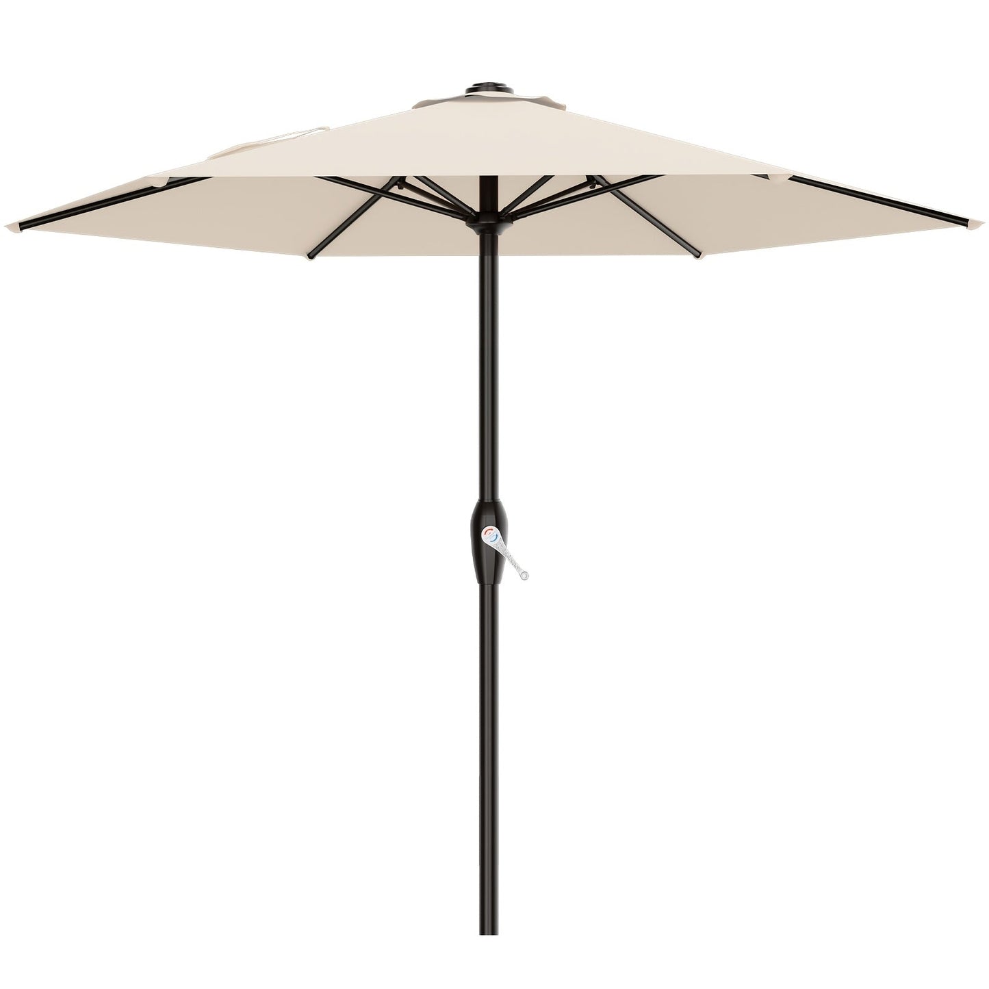 Patio Umbrella shown in the Cream White, 7.5FT option