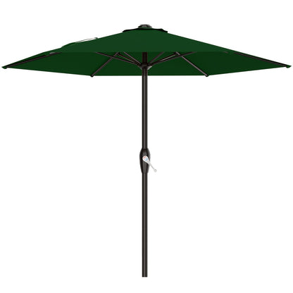 Patio Umbrella shown in the Dark Green, 7.5FT option
