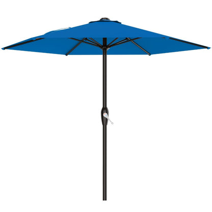 7.5-Foot Patio Umbrella with Easy Crank for Outdoor Shade and Protection detail image - detail view 16