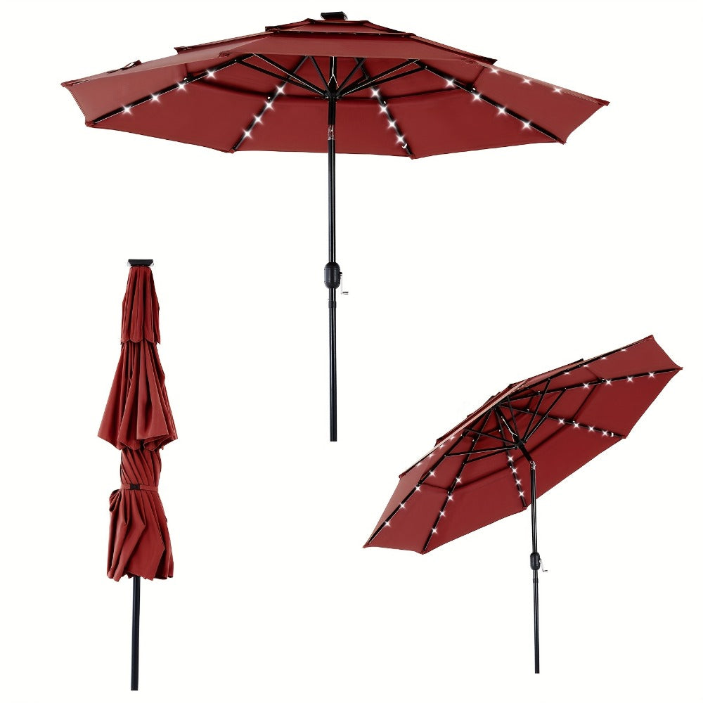 7.5-Foot Patio Umbrella with Tilt Adjustment and UV Protection detail image - detail view 10
