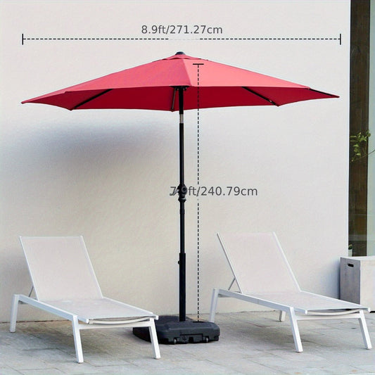 7.5-Foot Patio Umbrella with Tilt Adjustment and UV Protection detail image