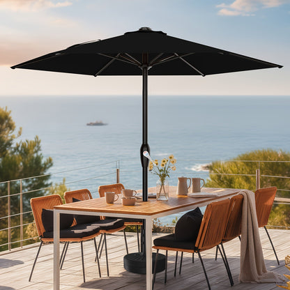 Patio Umbrella shown in the Black option