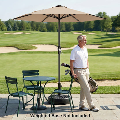 7.5-Foot Patio Umbrella with UV Protection for Outdoor Shade and Protection detail image