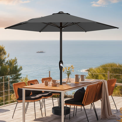 Patio Umbrella shown in the Grey option
