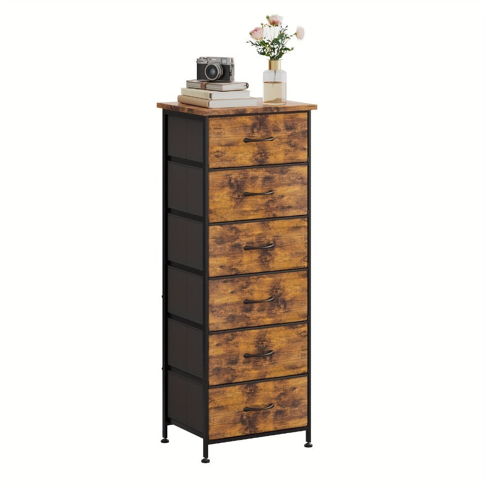 7-Drawer Tall Dresser, Bedroom Drawer Chest for Organized Everyday Storage detail image - detail view 12