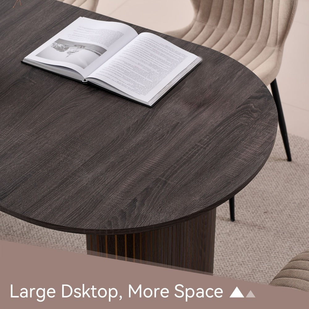 70.8-Inch Dining Table, Kitchen Dining Table for Work, Display, and Everyday Use detail image - detail view 16