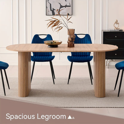 70.8-Inch Dining Table, Kitchen Dining Table for Work, Display, and Everyday Use detail image