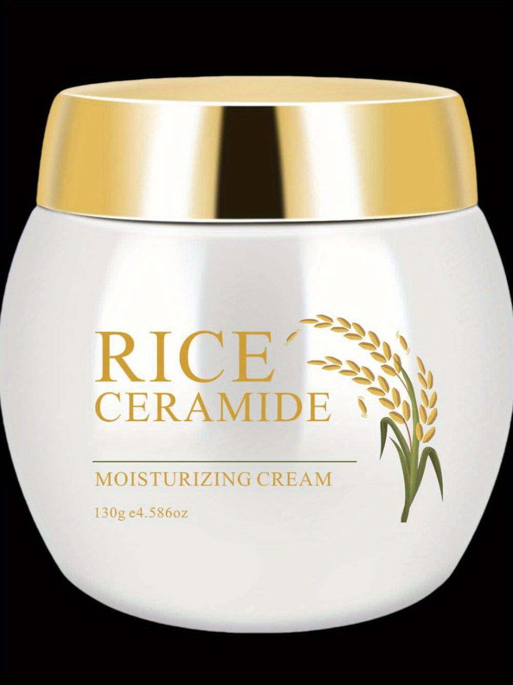 Face Cream Rice Ceramide 130g Formula with Hyaluronic Acid, Glycerin and Day or Night Moisturizing Use