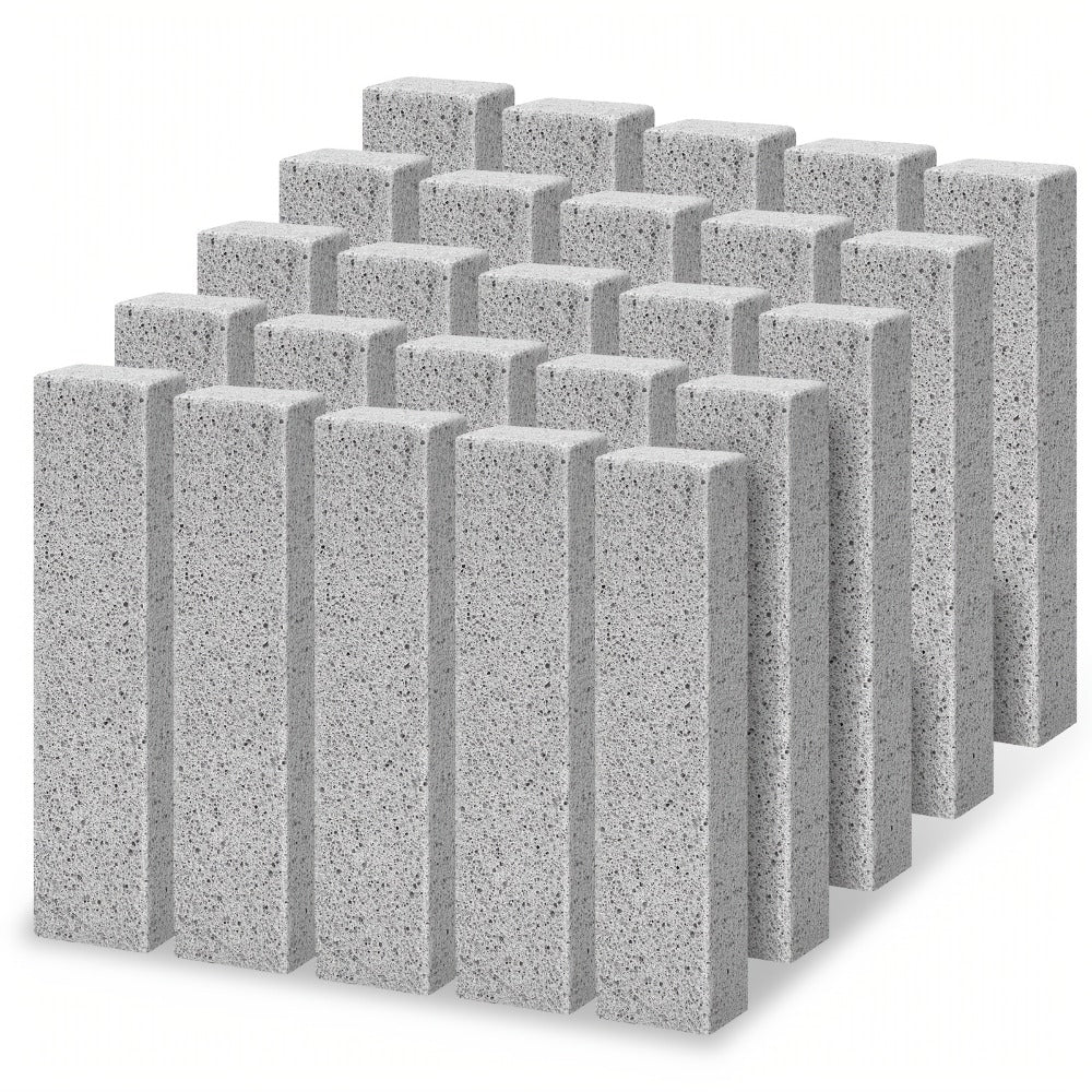 25-Piece Pumice Stone Cleaning Stick Set for Toilet Bowls, Baths, Tile, Grout and Pool Surfaces