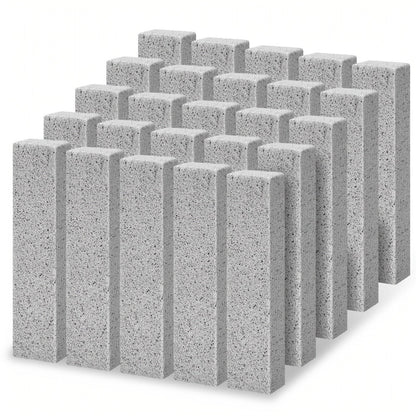 25-Piece Pumice Stone Cleaning Stick Set for Toilet Bowls, Baths, Tile, Grout and Pool Surfaces
