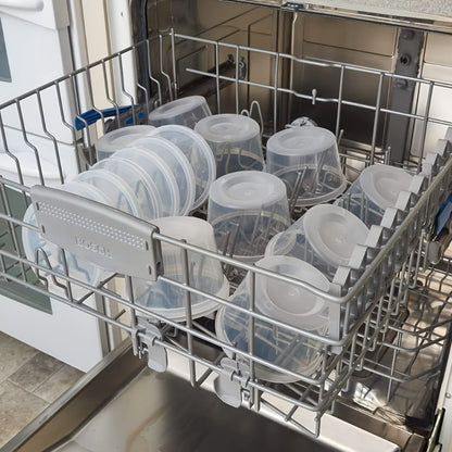 Food Storage Containers 24-Pack 16 oz Round Deli Boxes with Lids for Microwave, Freezer and Top-Rack Dishwasher Use