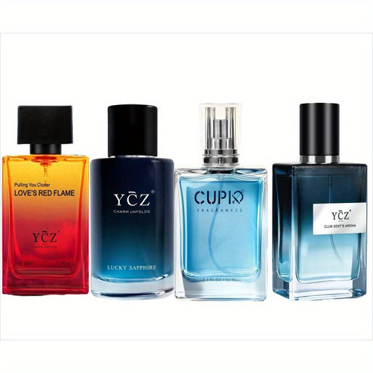 Mens Cologne Woody Aromatic Fragrance Spray - Orange Blossom Leather Mahogany Long Lasting Scent - Gift Set & Collector Bottle for Men