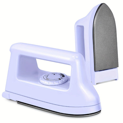 Mini Heat Press Machine Portable 400W with Charging Base, Handheld Heat Transfer Press for T-Shirts Shoes Bags Vinyl HTV Projects, Compact Travel & Home Iron-On Press Tool for DIY Crafts Sublimation