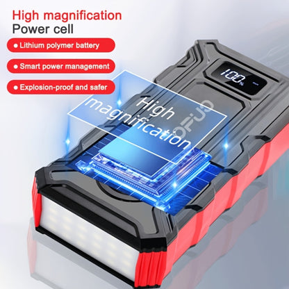 Car Jump Starter 6000A Portable Battery Booster Pack – 12V Emergency Start for Gas & Diesel Engines, Power Bank, LED Flashlight, LCD Display, Compact Camping Essential