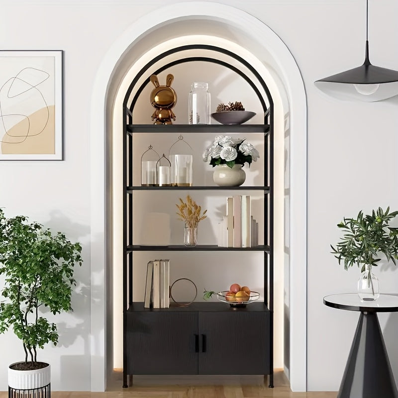 Bookshelf shown in the Black option